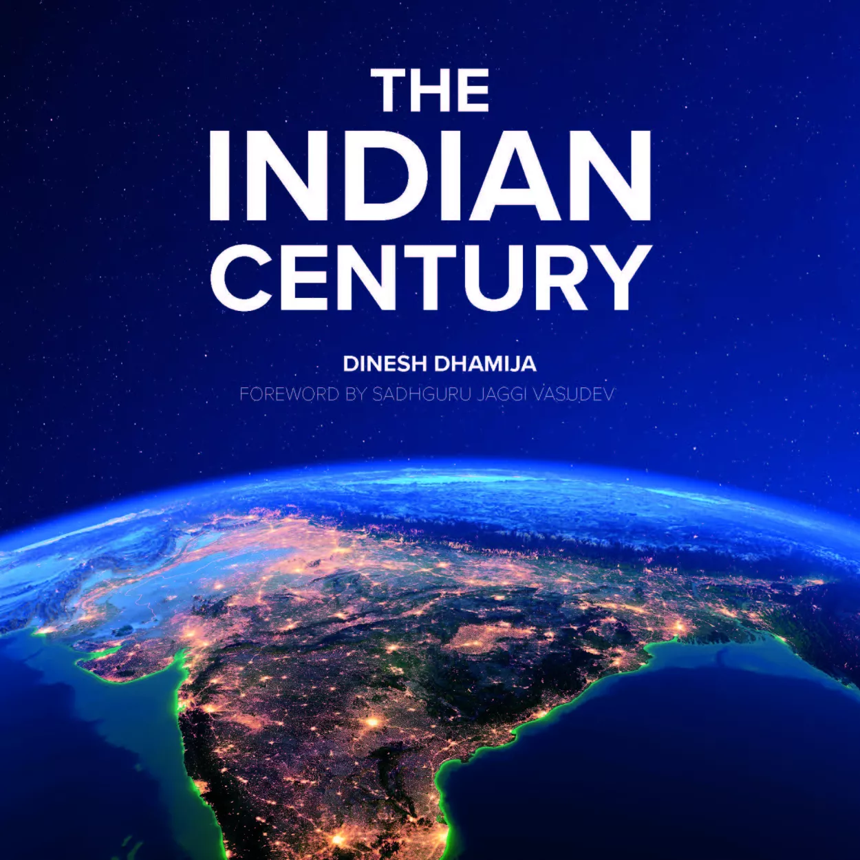 Image of book cover - satellite image of India