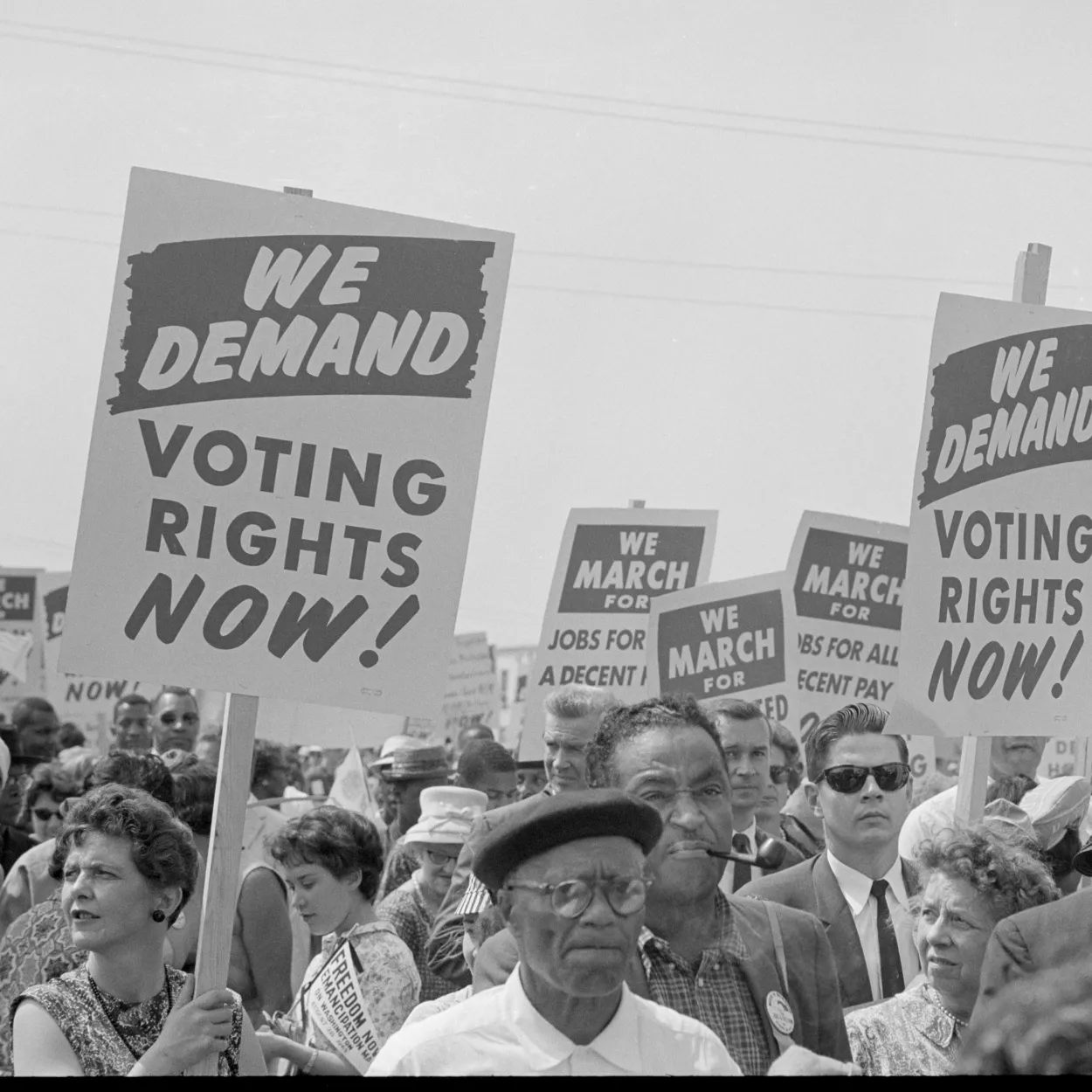 Civil rights march in America