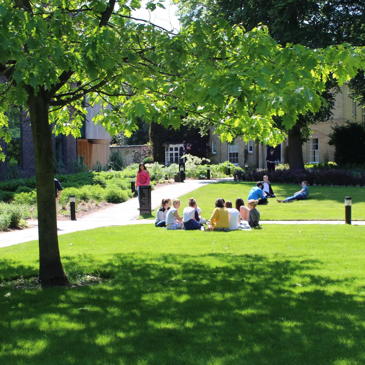 Students in Gardens